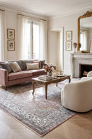 Tuscany Legacy Rose Rug — AI styled visualisation