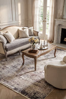 Tuscany Fawn Rug — AI styled visualisation