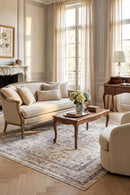 Tuscany Warm Taupe Rug — AI styled visualisation