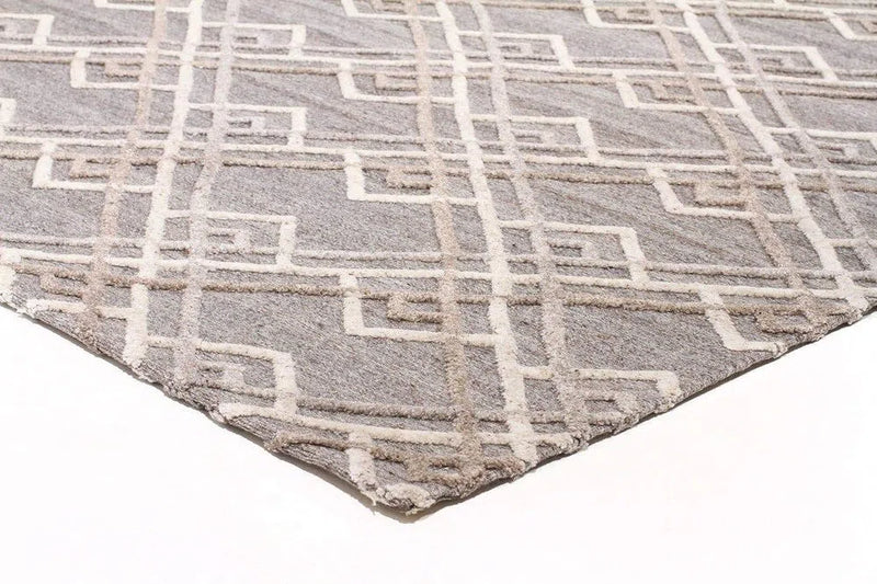 Visions-Winter Silver Stream Modern Rug