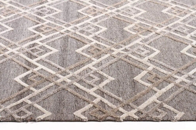 Visions-Winter Silver Stream Modern Rug