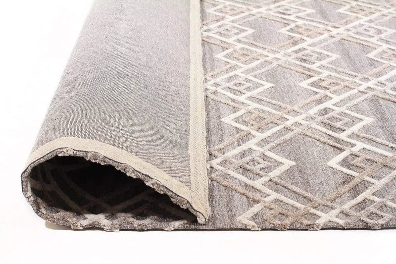 Visions-Winter Silver Stream Modern Rug