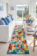 Vista Pixel Multi Runner Rug — AI styled visualisation