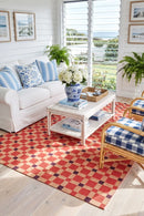 Vista Tito Pink Rug — AI styled visualisation