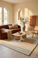 Westcott Natural Rug — AI styled visualisation