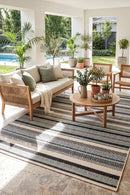 Zahra Outdoor Rug — AI styled visualisation
