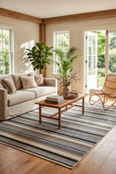 Zahra Outdoor Rug — styled indoor setting