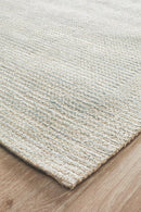 Allure Sky Blue Cotton Rayon Rug