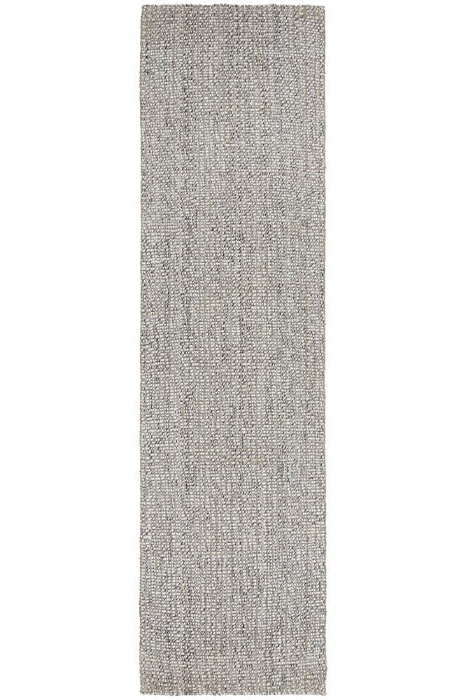 Arabella Grey Wool Jute Rug