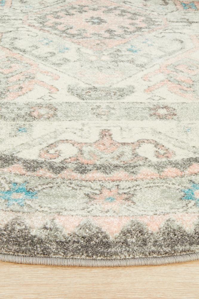 Avenue 704 Silver Round Rug