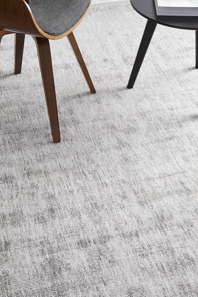 Azure Silver Rug