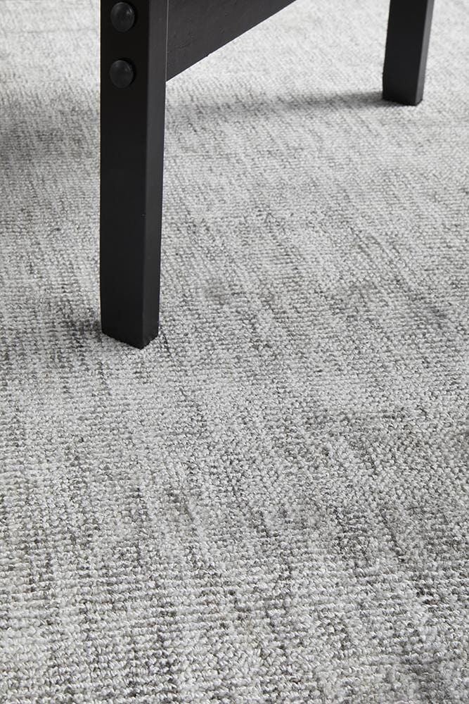 Azure Silver Rug