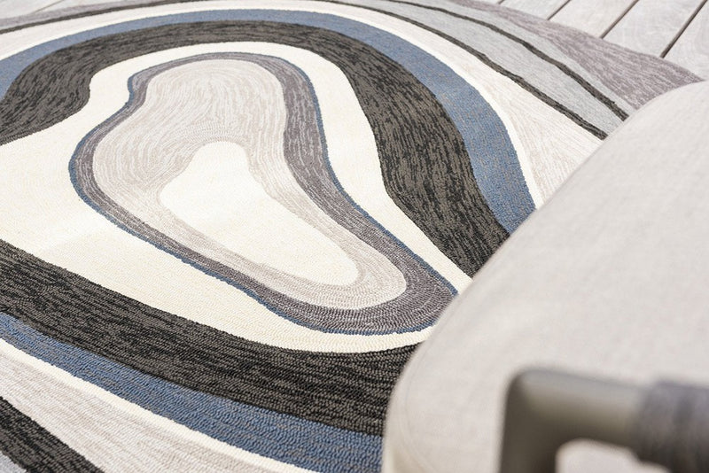 Brink & Campman Aura Grey Outdoor Rug 477304