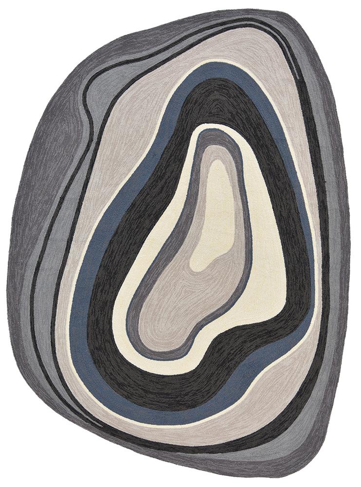 Brink & Campman Aura Grey Outdoor Rug 477304