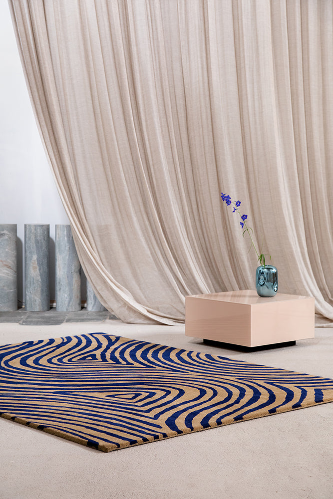 Brink & Campman Decor Groove Electric Blue 097708 Rug