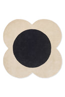 Orla Kiely Flower Spot Ecru/Black 158409 Rug
