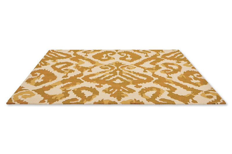 Sanderson Kasuri Ochre Outdoor 446203