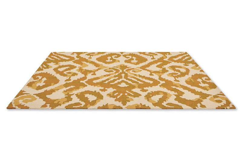 Sanderson Kasuri Ochre Outdoor 446203