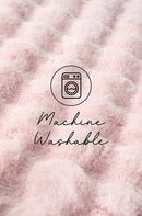 Bubble Blush Machine Washable Rug
