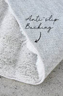 Bubble Silver Machine Washable Rug