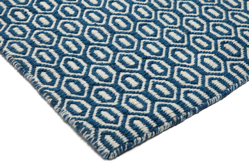 Bekal Indigo Blue Indoor Outdoor Rug