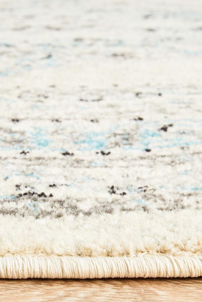 Century 922 White Round Rug