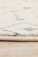 Chrome Elsa Silver Round Rug