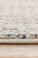 Chrome Harper Silver Round Rug