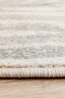 Chrome Savannah Silver Round Rug
