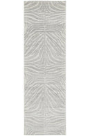 Chrome Savannah Silver Runner Rug