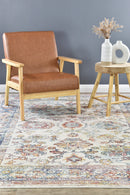 Morocco 94 Navy Cream Rug