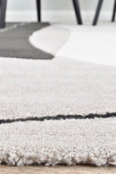 Aria Grey Green Abstract Rug