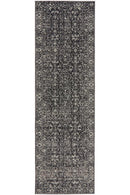 Evoke Estella Charcoal Transitional Runner Rug