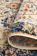 Evoke Peacock Ivory Transitional Rug
