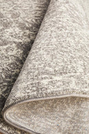 Evoke Homage Grey Transitional Round Rug