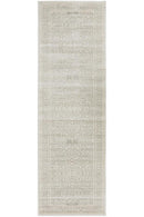 Evoke Silver Flower Transitional Runner Rug