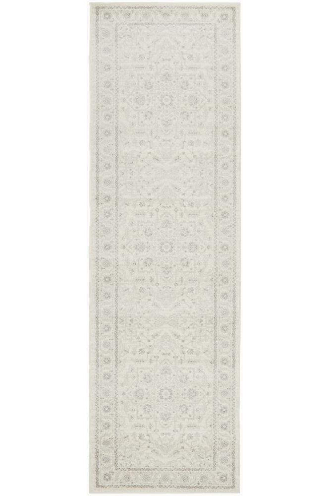 Evoke Winter White Transitional Rug