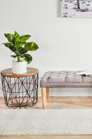Evoke Diamond Grey Transitional Runner Rug