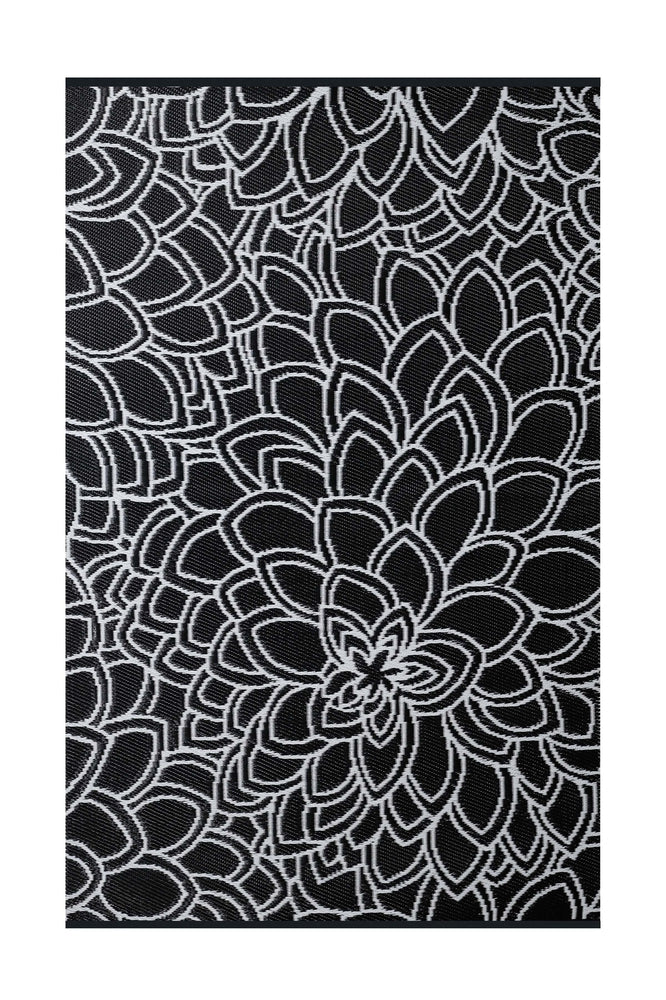 Eden Black & White Reversible Outdoor Rug