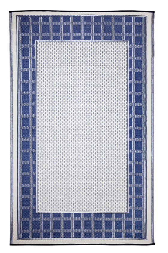 Europa Blue Reversible Outdoor Rug