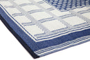 Europa Blue Reversible Outdoor Rug