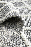 Huxley Grey Wool Rug