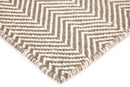 Herringbone Ash Grey Indoor Outdoor Rug