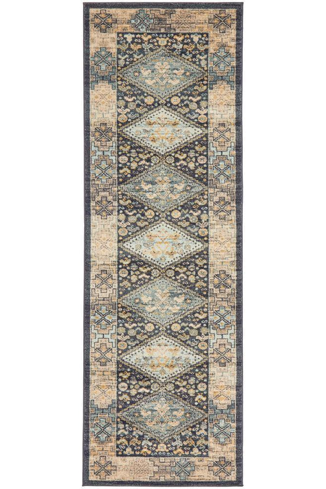 Legacy 857 Navy Runner Rug