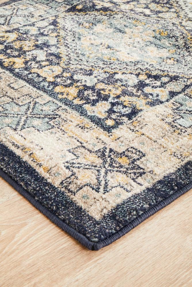 Legacy 857 Navy Runner Rug