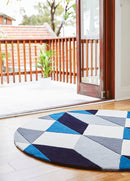 Matrix Pure Wool 904 Steel Round Rug