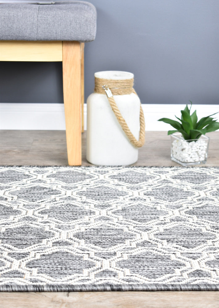 Alaska Indoor Outdoor 92 Light Grey Rug