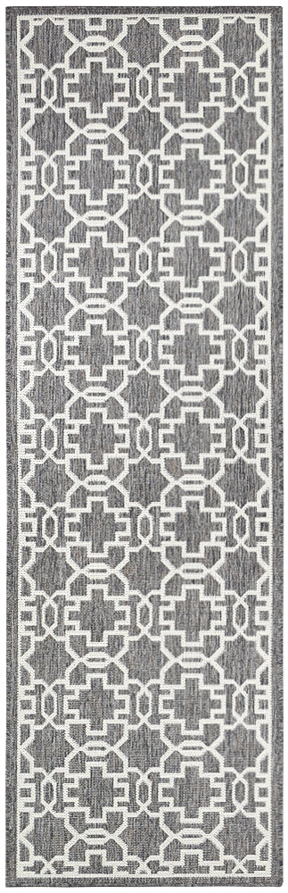 Alaska Indoor Outdoor 08 Brown Cream Rug