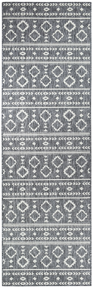 Alaska Indoor Outdoor 33 Grey Cream Rug