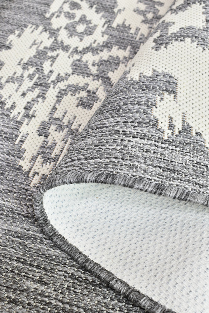 Alaska Indoor Outdoor 05 Grey Cream Rug